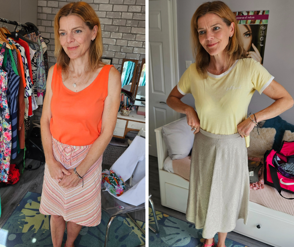 Style analysis in Kent, giving a straight bodyshape a more flattering figure