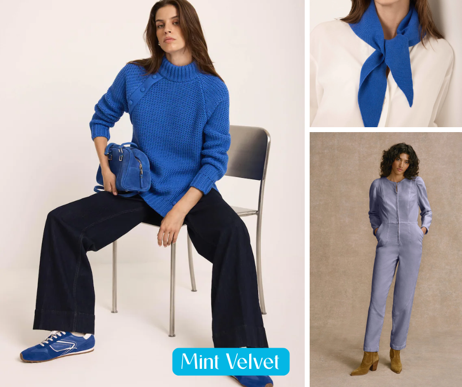 Blue clothes in Mint Velvet