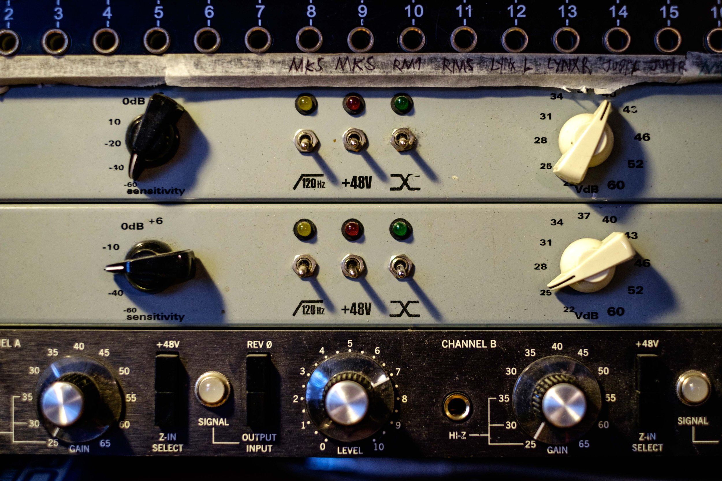 Microphone preamps