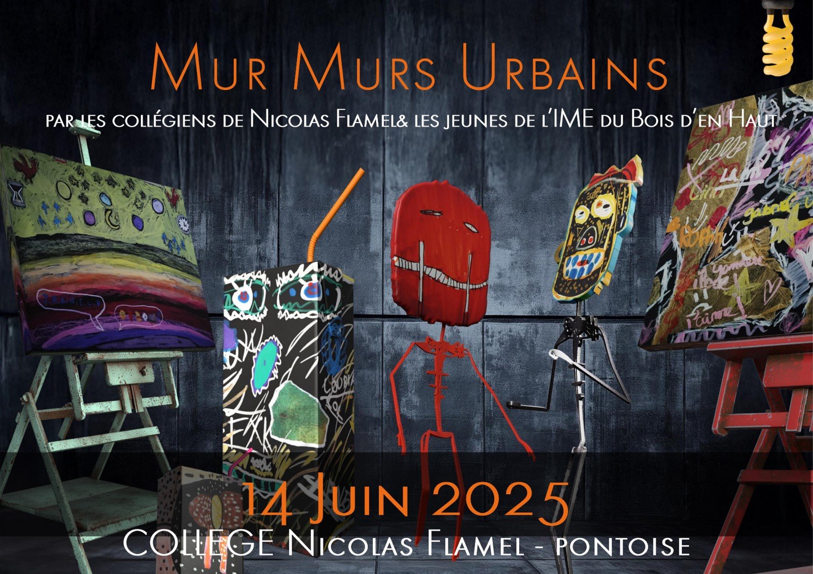 Lumieres solidaires Mur Murs Urbains