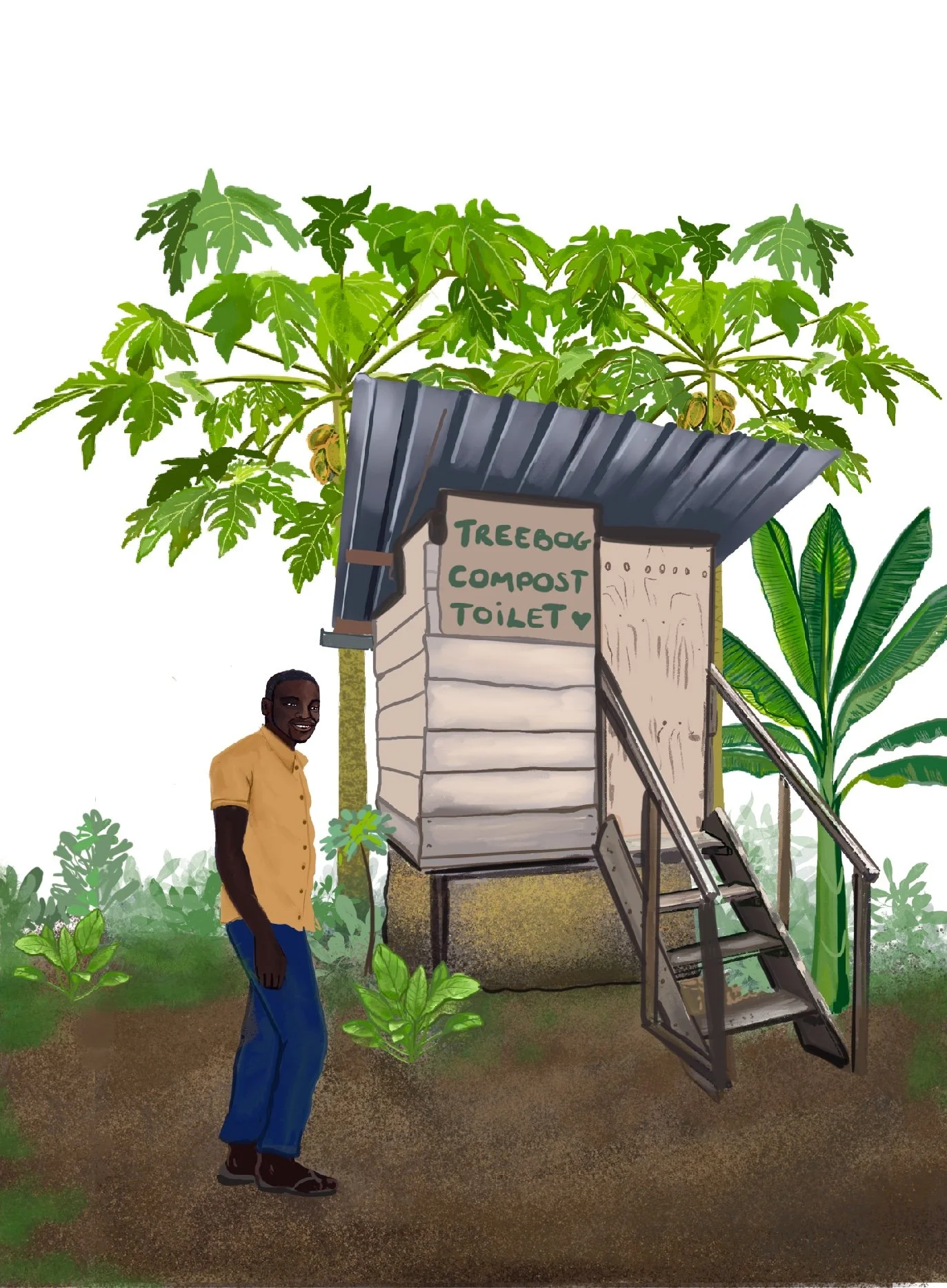 Ecosan compost toilet for Re-alliance