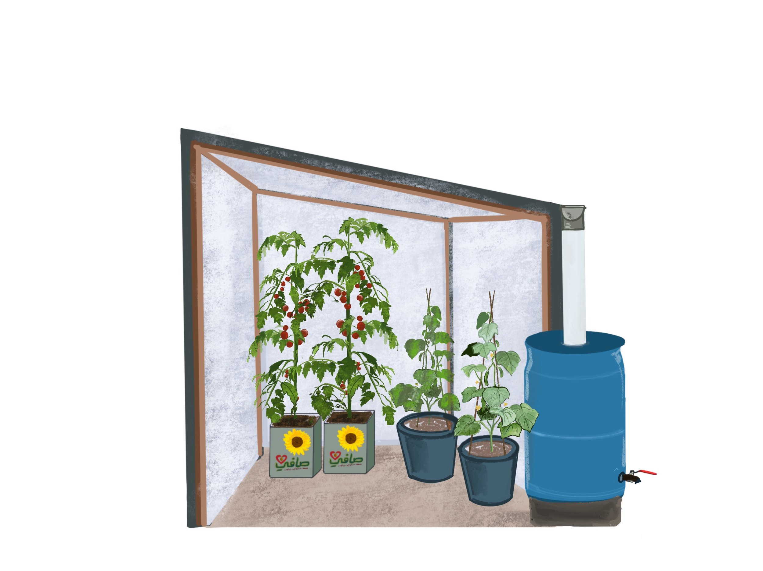DIY Greenhouse illustration