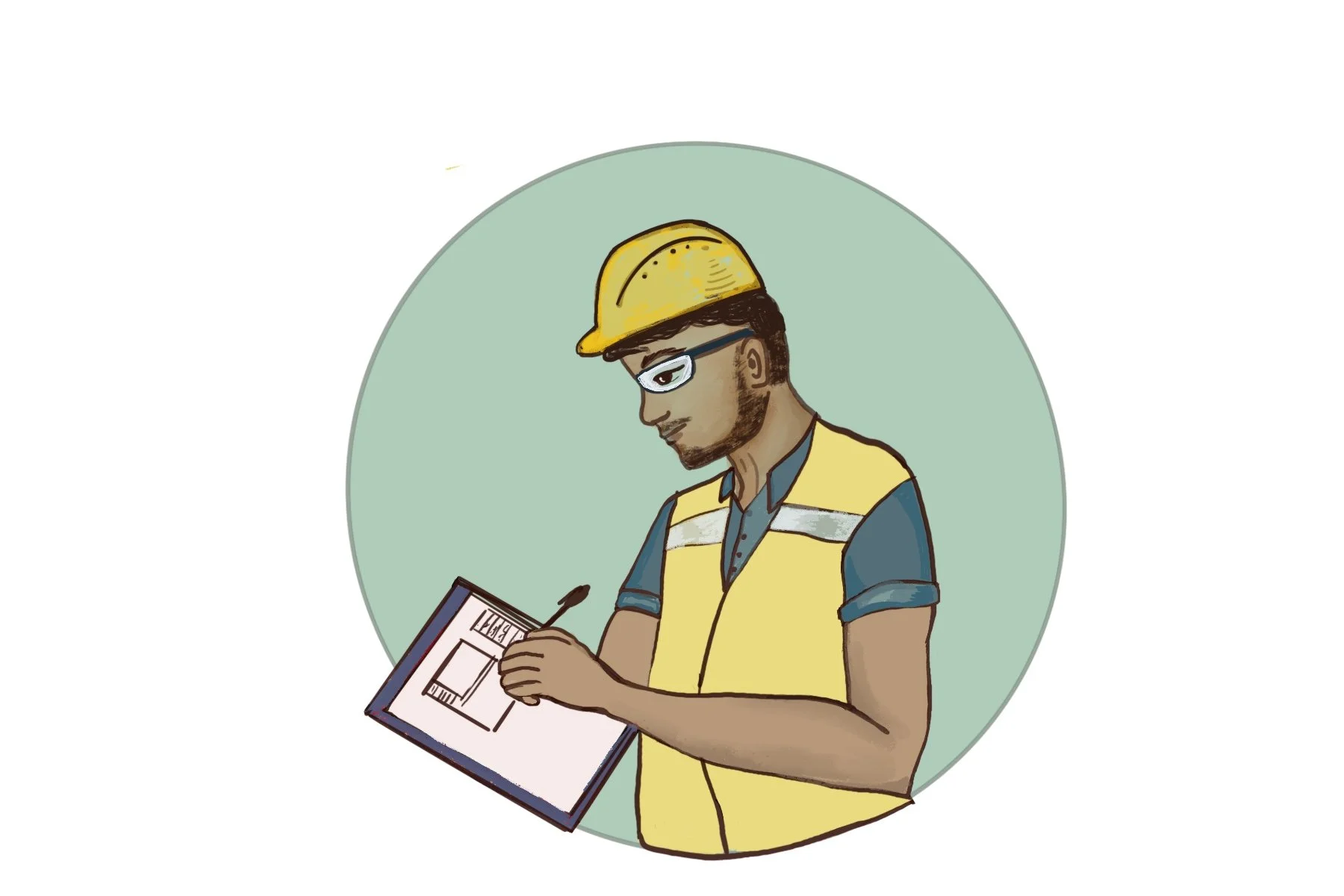 Surveyor illustration