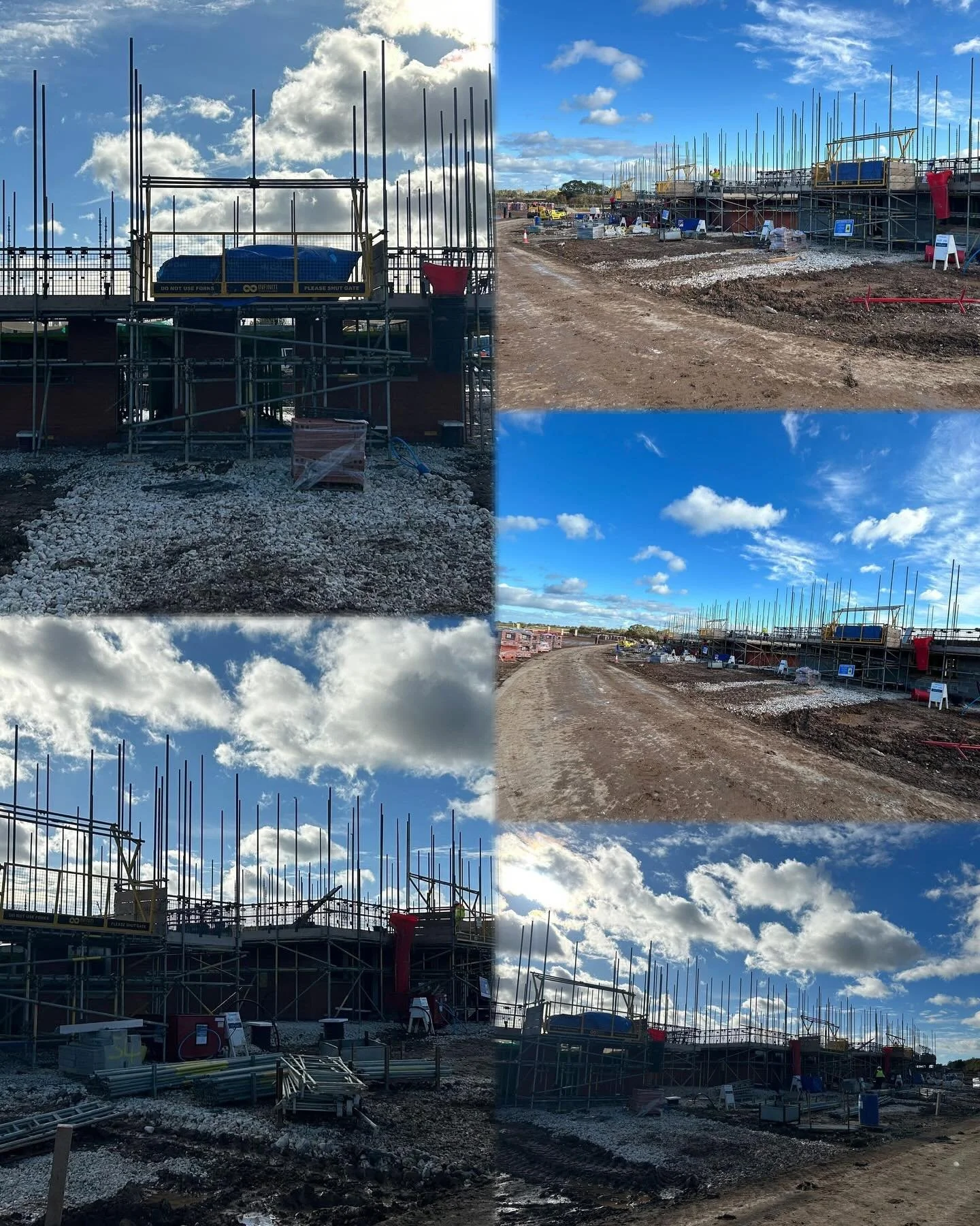 We are proud to support Keepmoat Homes by supplying scaffolding for the construction of 313 new build homes in Driffield 🏠👷🏽