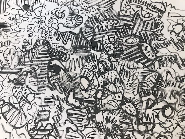 Fractured Grid2 13, ink on paper, 42x59cm Georgina Read