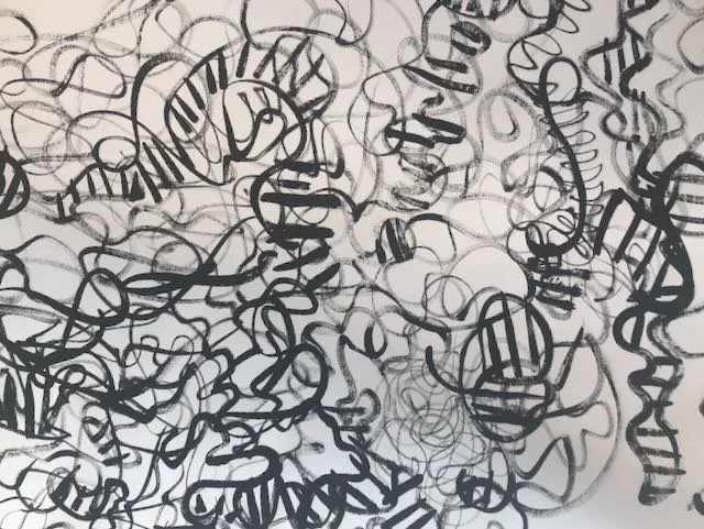 Fractured Grid2 14, ink on paper, Georgina Read