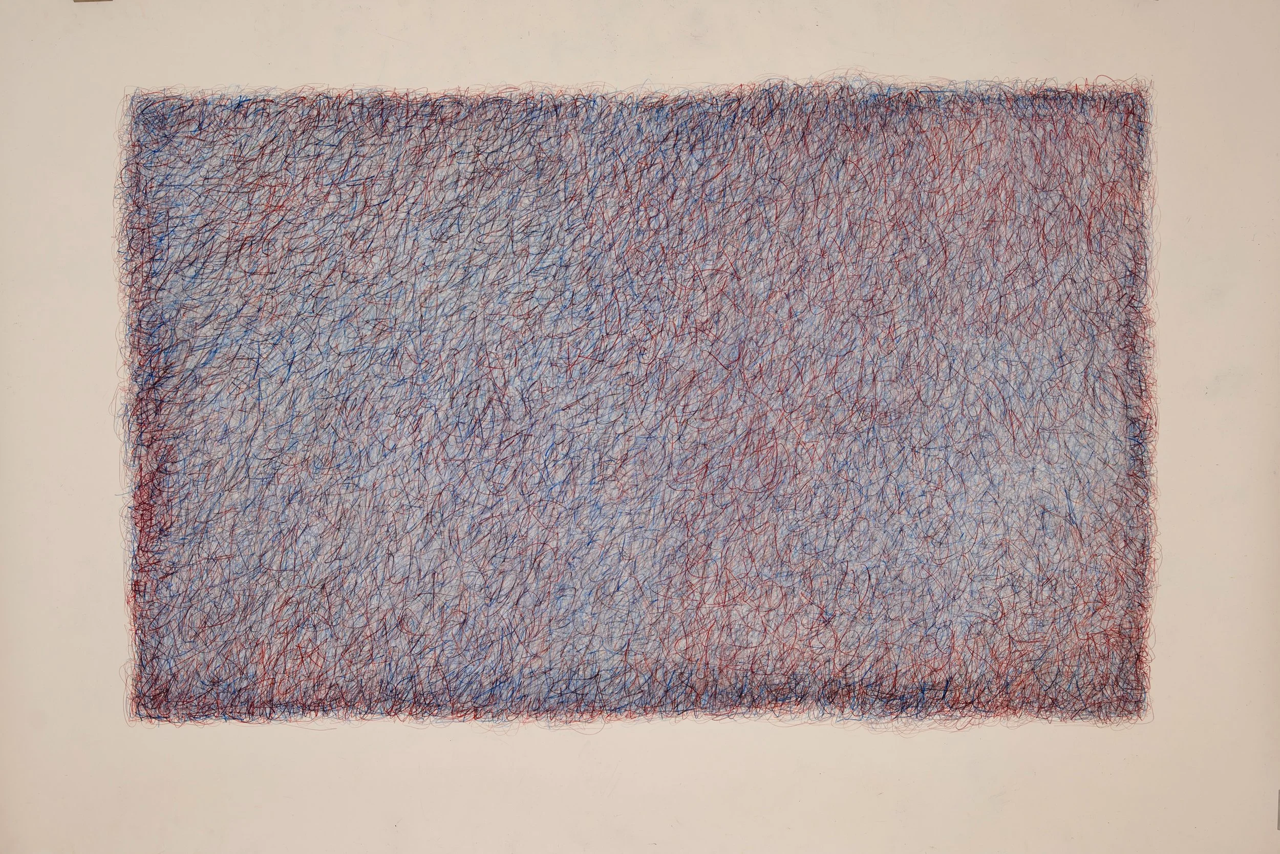 Dense Notation R03, mixed media drawing, 225x152cm, Georgina Read