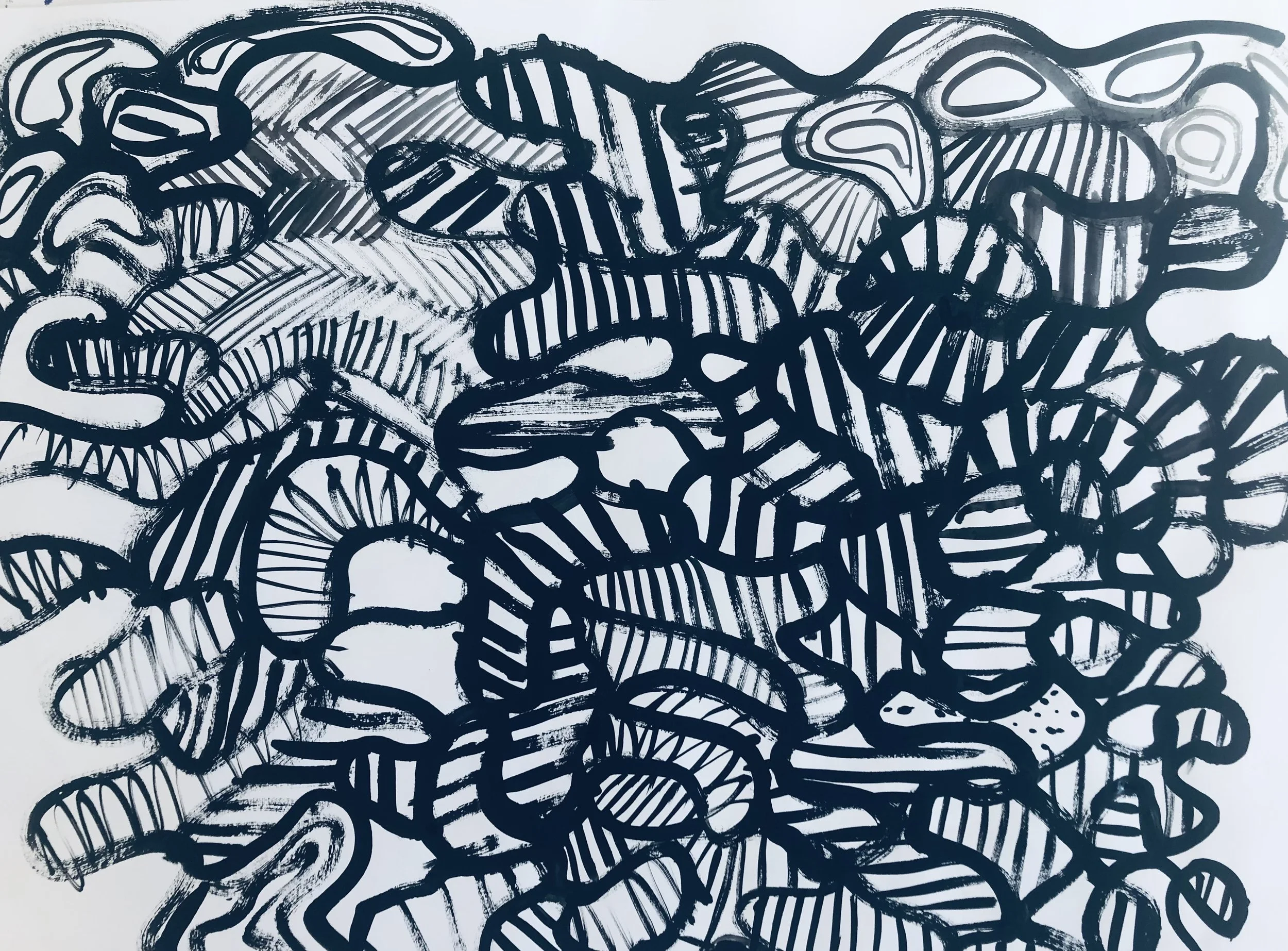 FG II  21 ink and gouache on paper size A3