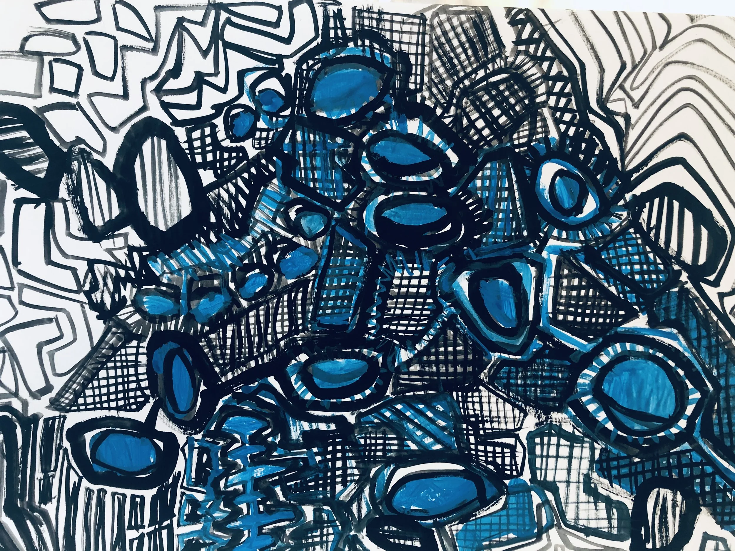 FG II  19 ink and gouache on paper size A3