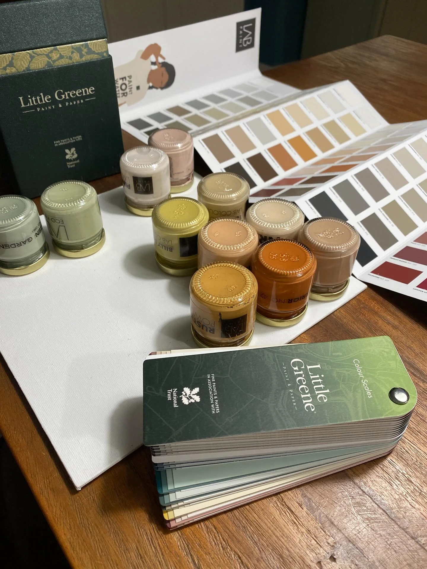 Er wordt hier gewoon gewerkt op zaterdag EN zondag! En met plezier ☺️

&lsquo;Oktober woonmaand!&rsquo; En dat merk ik, wat heerlijk is het om los te gaan met kleur voor leuke mensen.

#leindesign #kleuradviesaanhuis #kleuradviesopmaat #oktoberwoonma