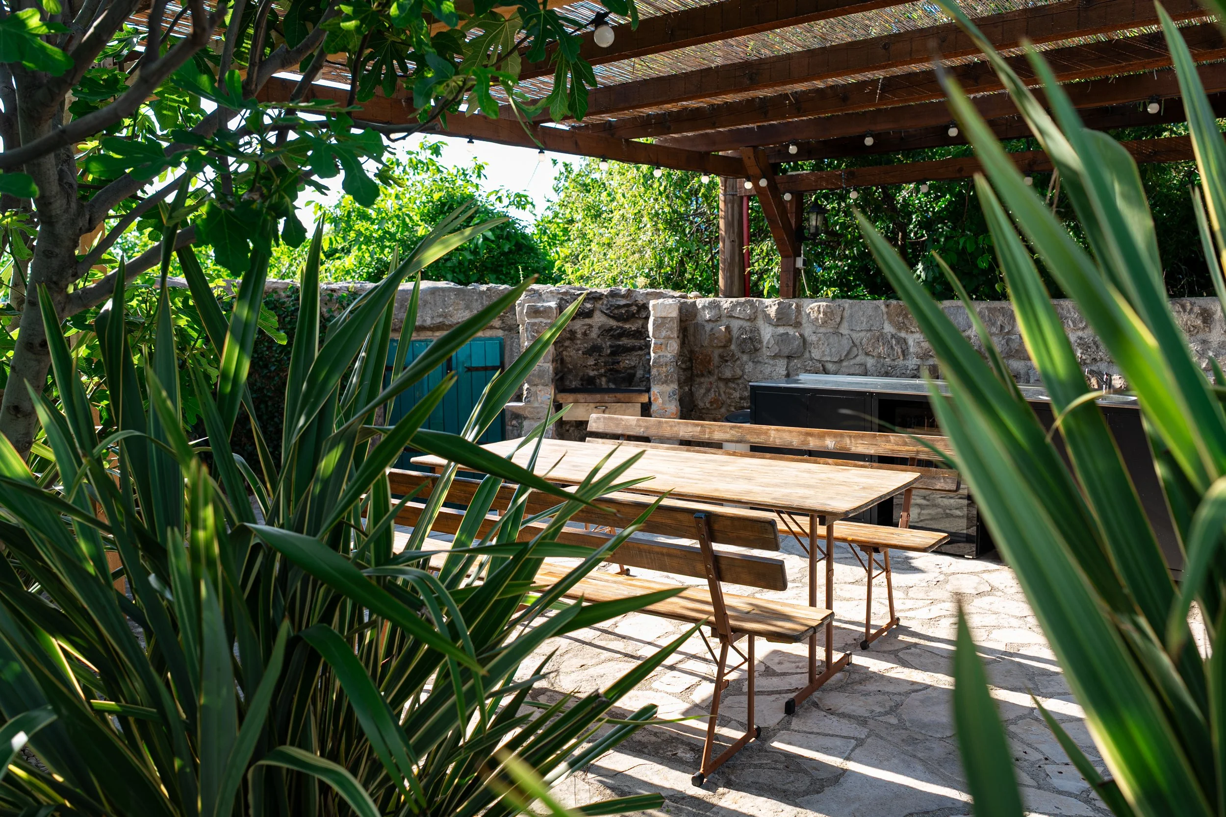 BBQ area