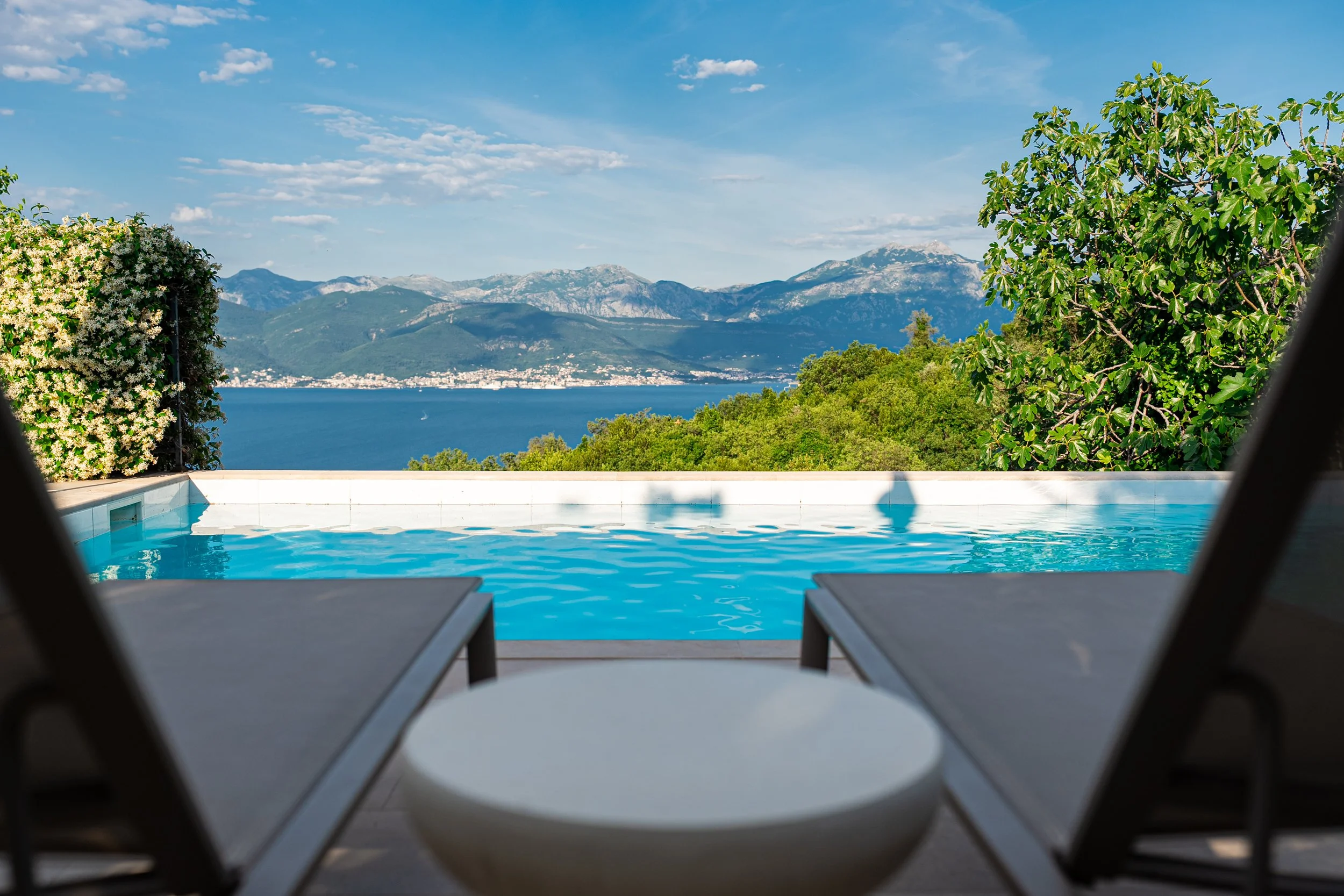 View from swimming pool