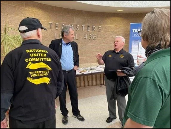 Sen. Sherrod Brown Announces $84.9 Million In Pension Restoration For Ohio Teamsters Local 52