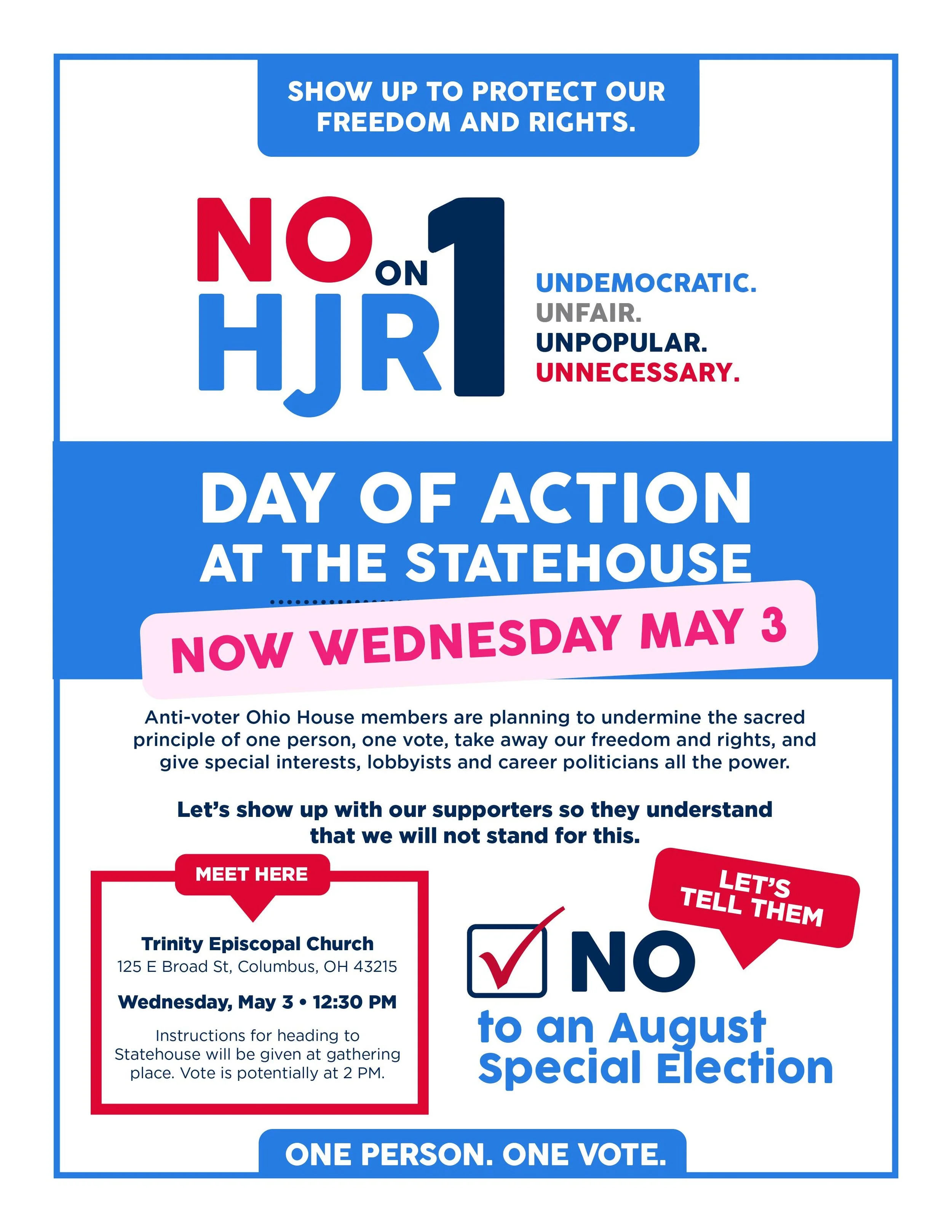 Join Us To Oppose HJR1/SJR2