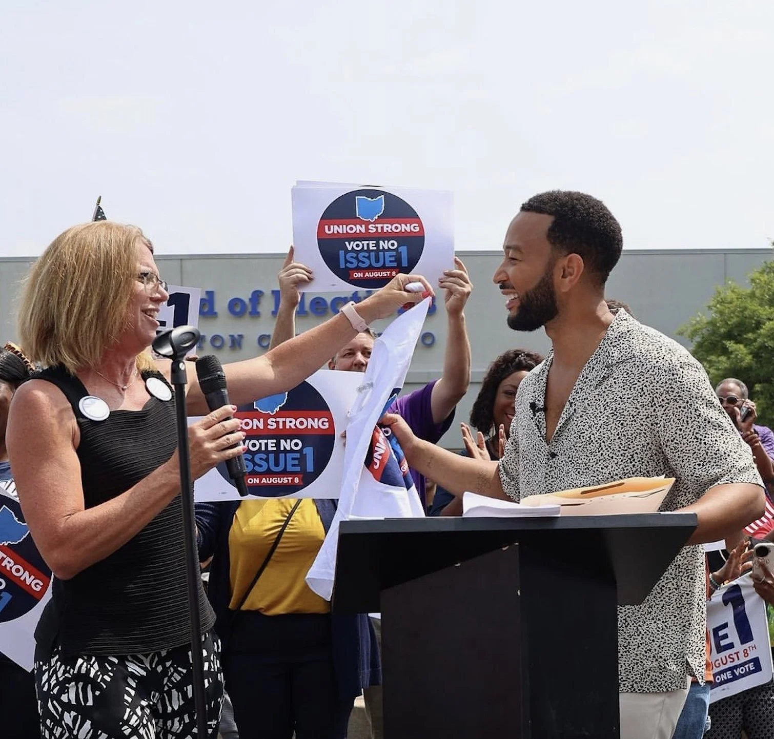 John Legend Visits Cincinnati to Rally Voters to Vote No on Issue 1&nbsp;