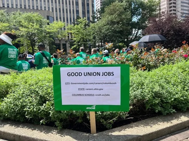 AFSCME Members Rally to Recruit Workers for "A Career with Purpose and Freedom"