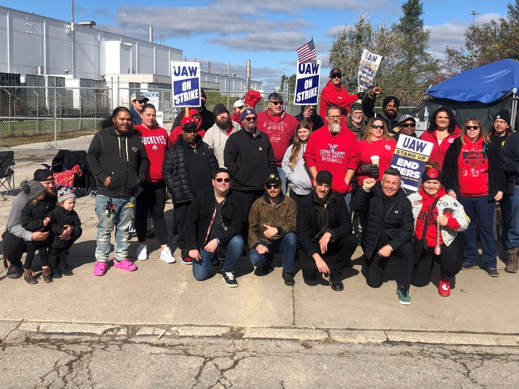 Mineworkers, Dropkick Murphys and Senator John Fetterman Visit UAW Picket Line in Toledo