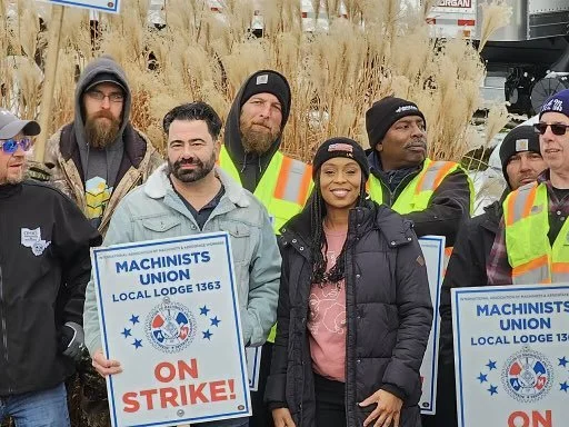 Senator Sherrod Brown, Congresswoman Shontel Brown Throw Support Behind Striking IAM Members at Valley Ford Truck
