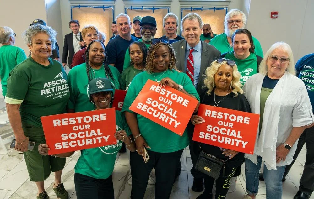 Public Employees Celebrate One Year Anniversary Of The Social Security Fairness Act, Led By Then Senator Sherrod Brown