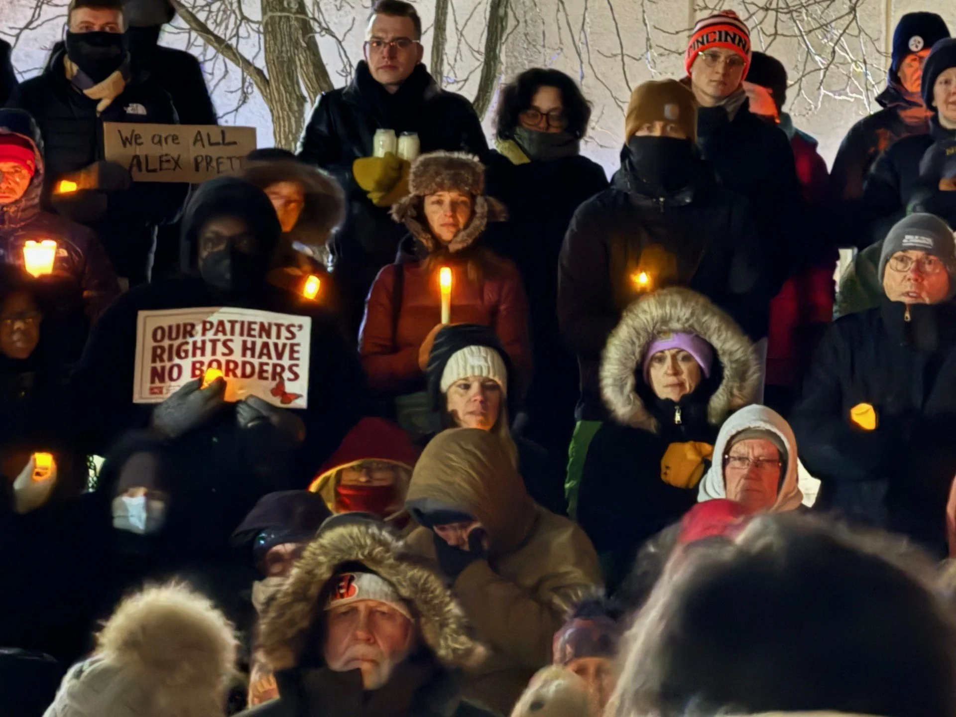 Community Joins AFGE's Nationwide Vigil for Alex Pretti