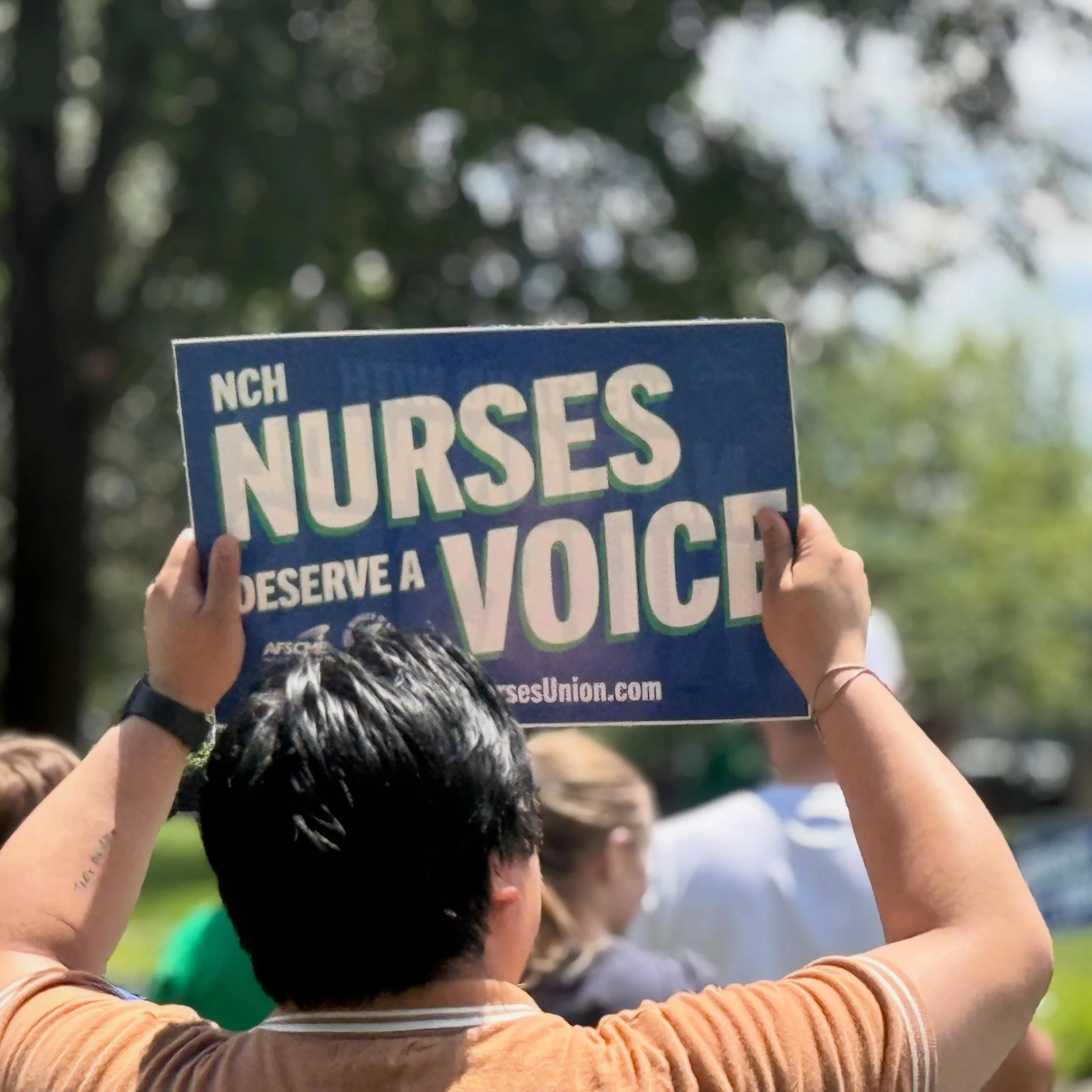 Nationwide Children’s Hospital Nurses Rally In Support Of Unionization Effort