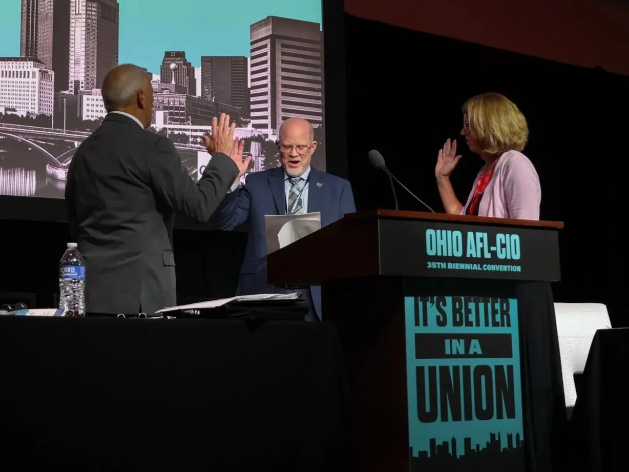Burga, Cropper Reelected to Ohio AFL-CIO Leadership