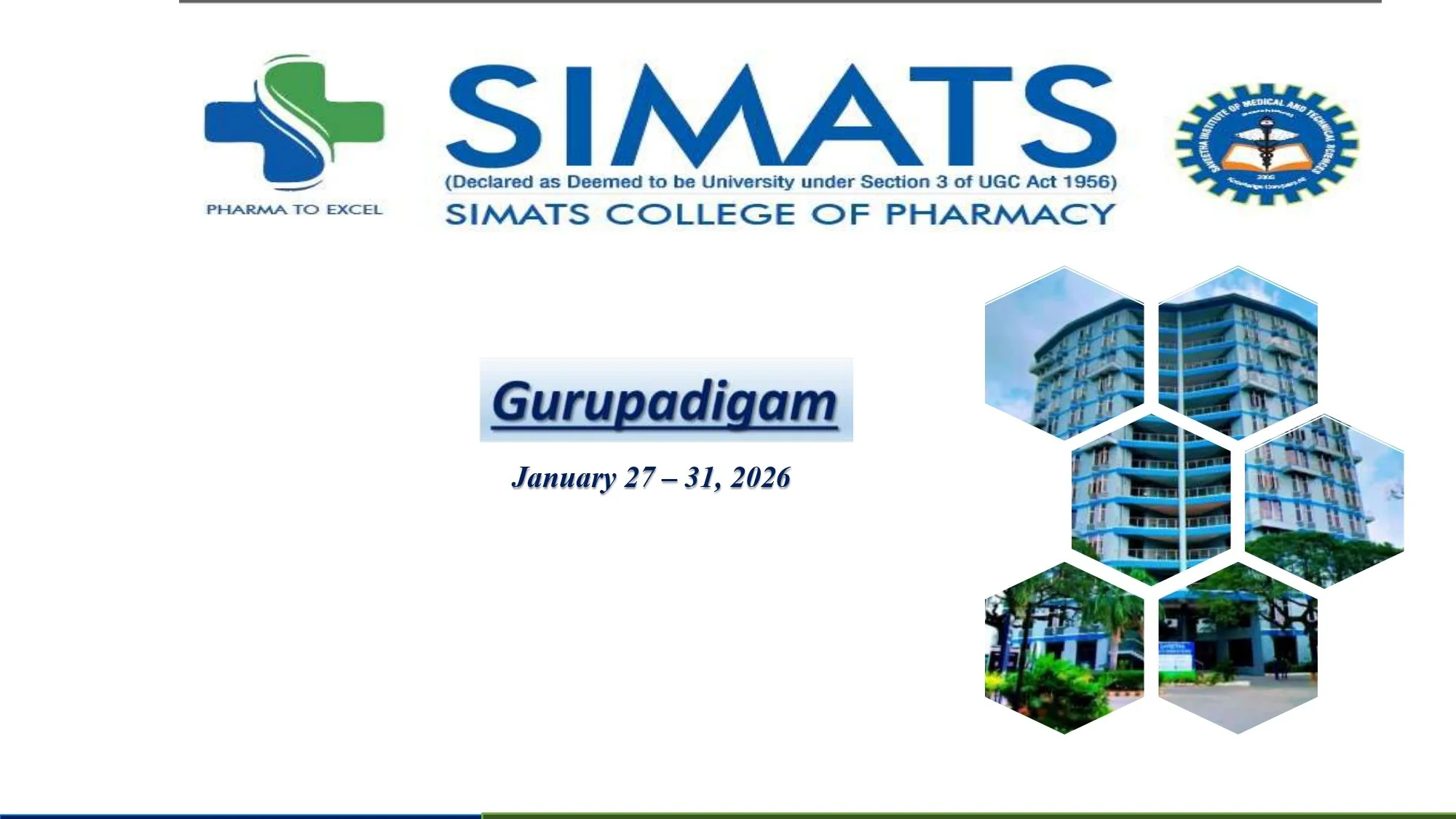 Weekly Report 27.01.2026 to 31.01.2026