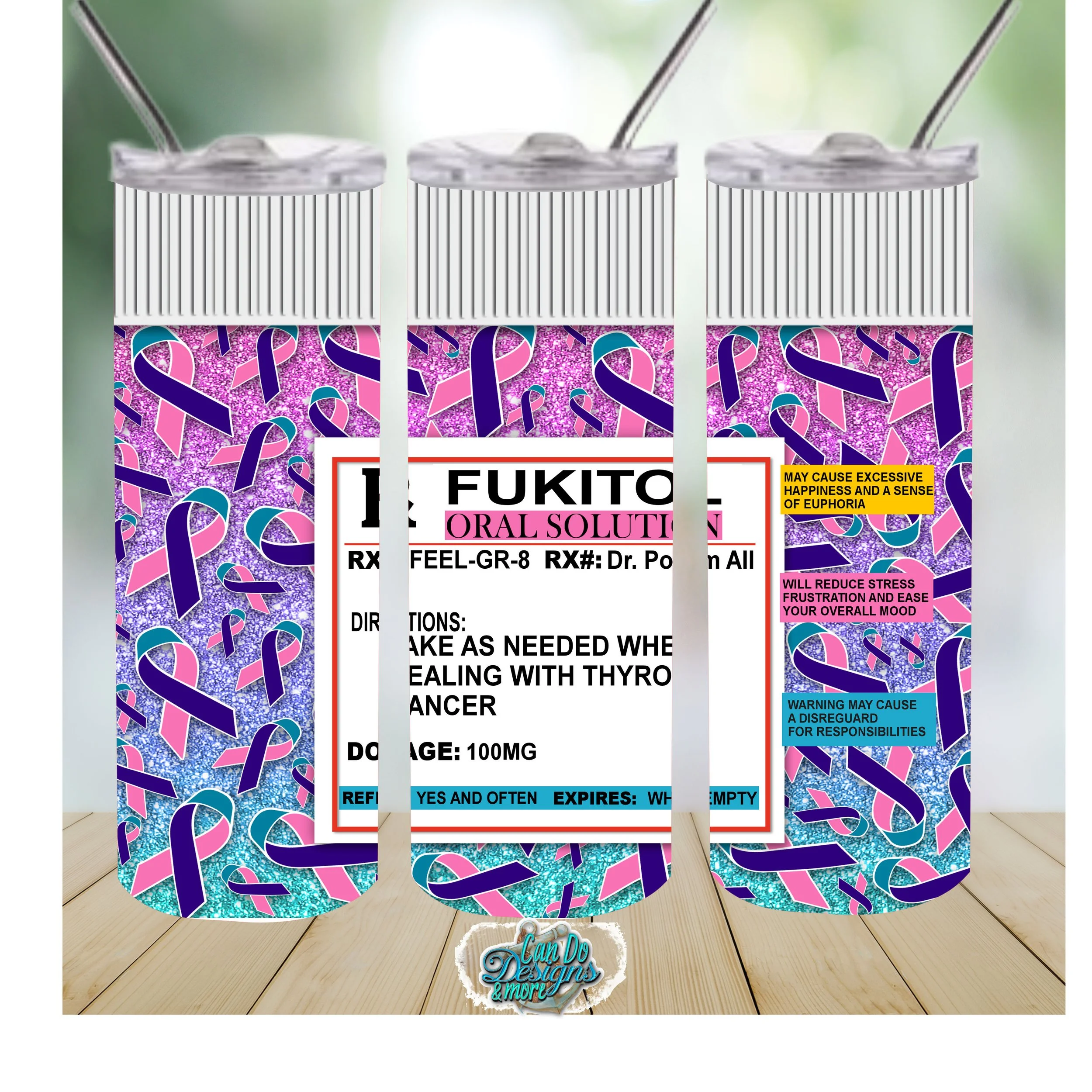 20oz Bright Color thyroid pill prescription Skinny Straight Tumbler Digital