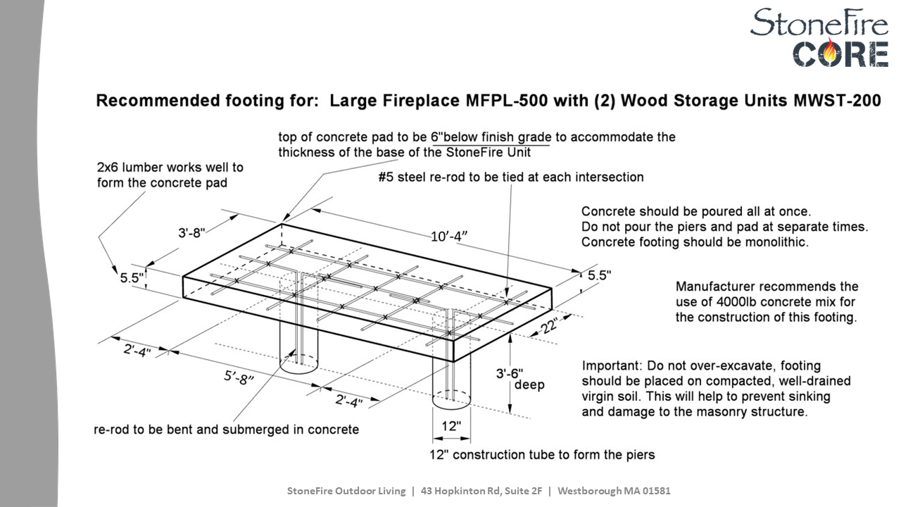Large Fireplace &amp; Wood Boxes