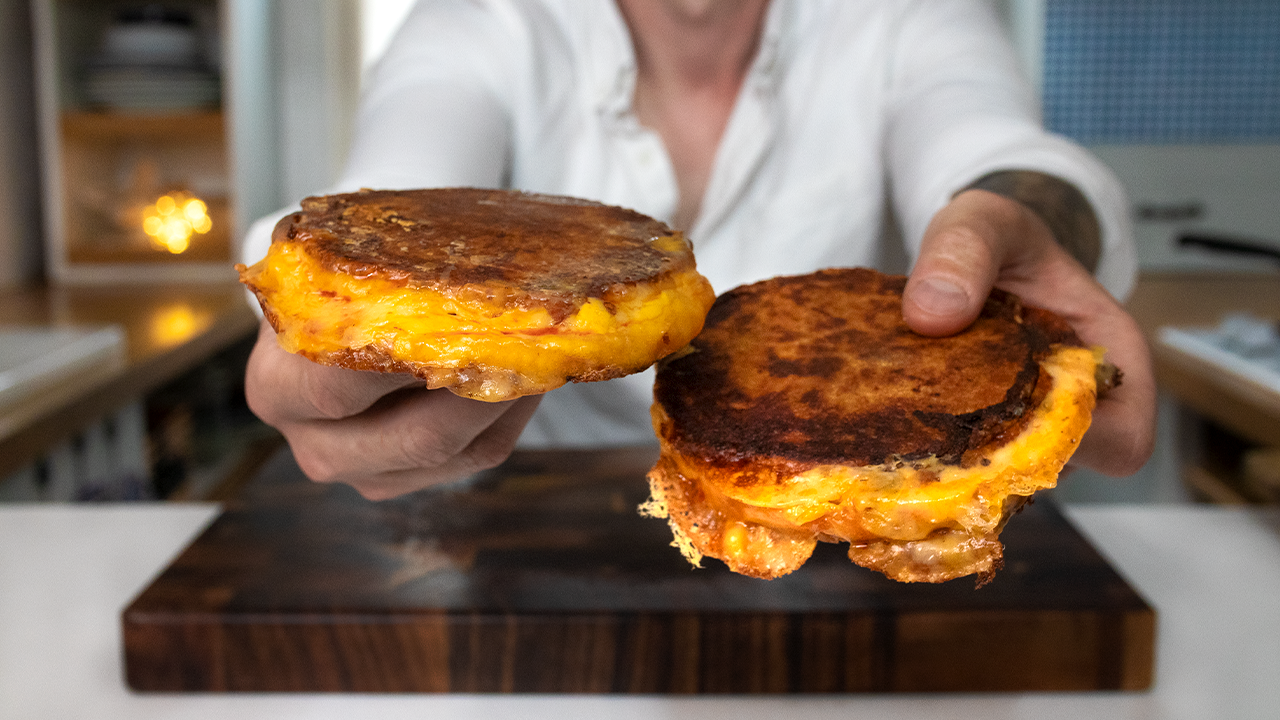 Cheesy Chorizo Brioche Melts