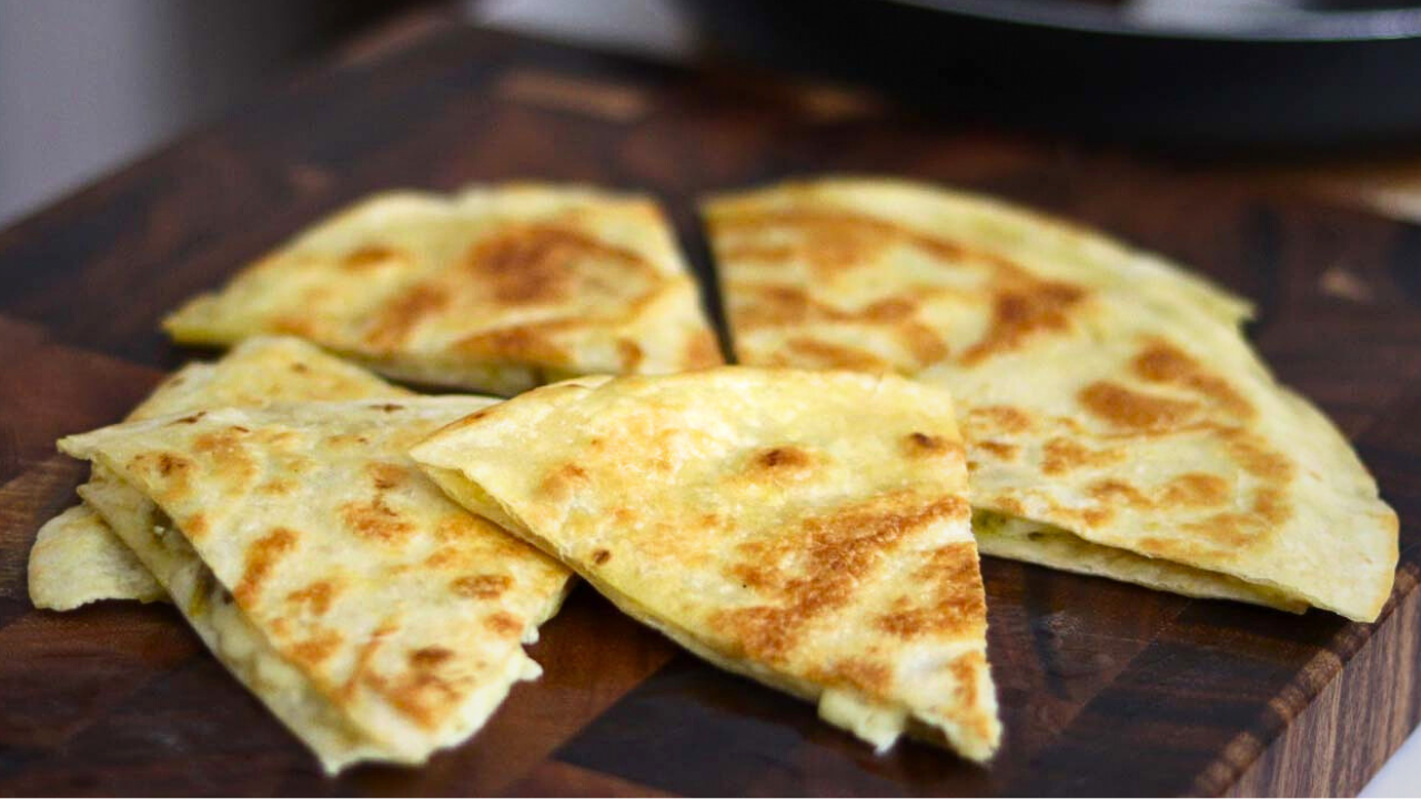Spicy Cheese & Jalapeno Quesadillas