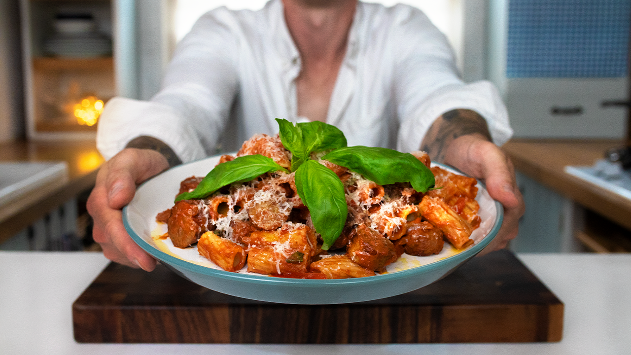 Sausage & Pepper Rigatoni