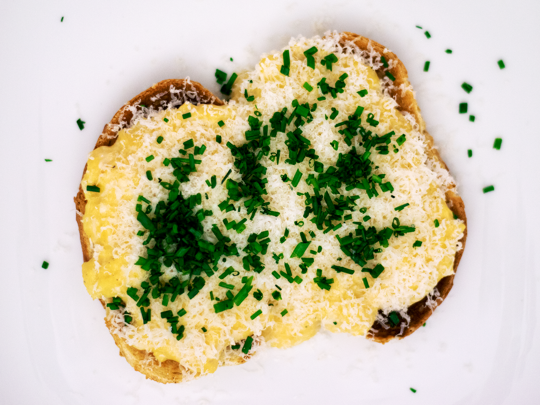 Parmesan Scrambled Eggs