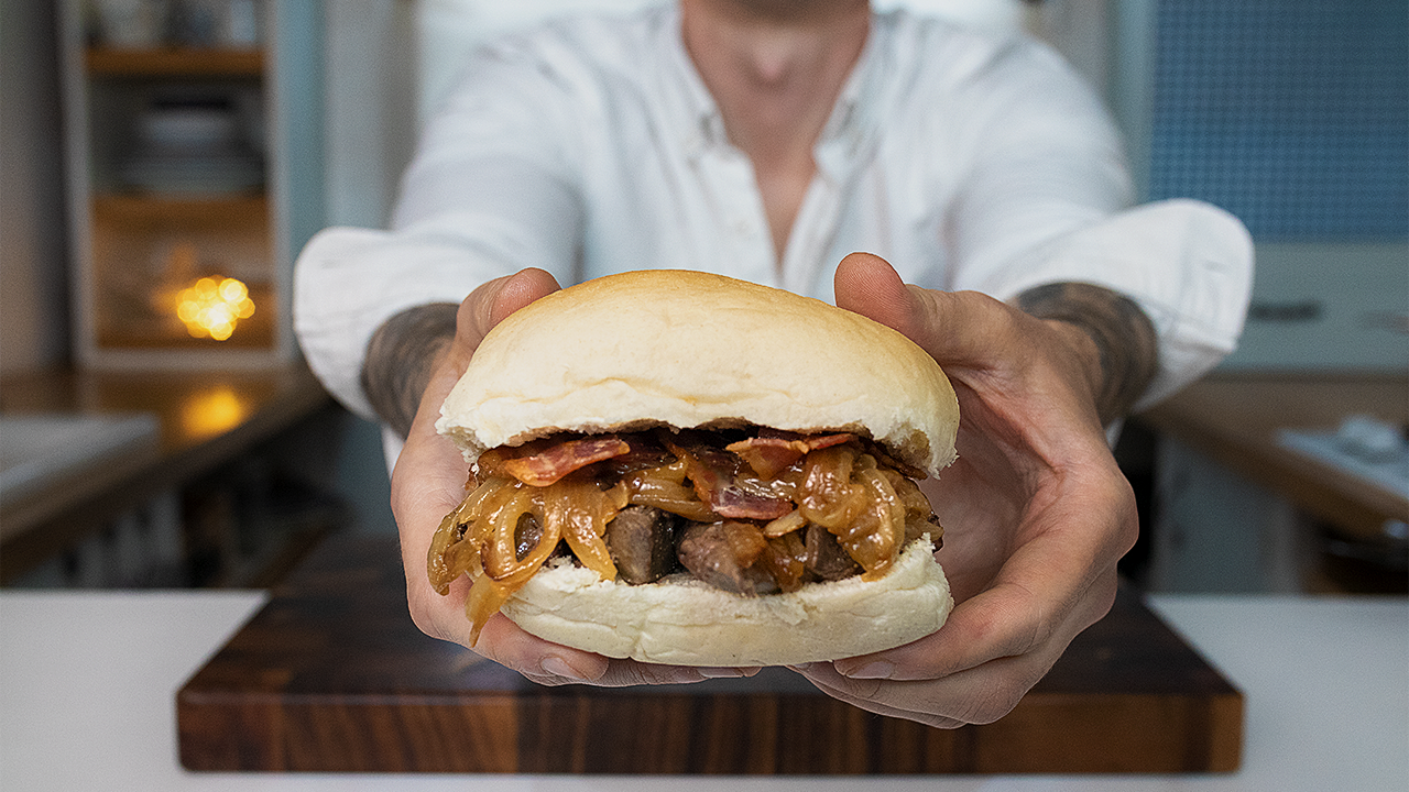 Liver & Onion Sandwich