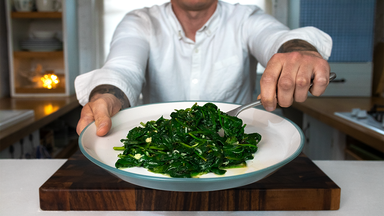Garlic & Herb Spinach