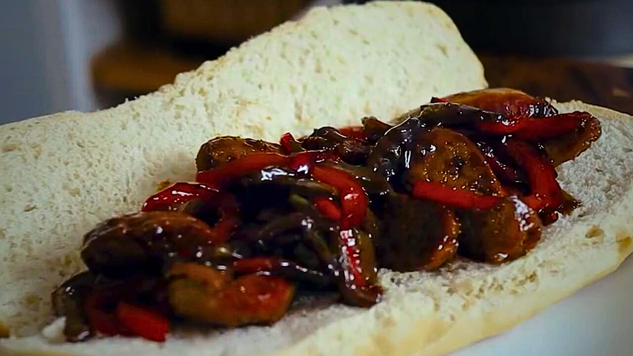 Sausage & Pepper Sub Sandwich