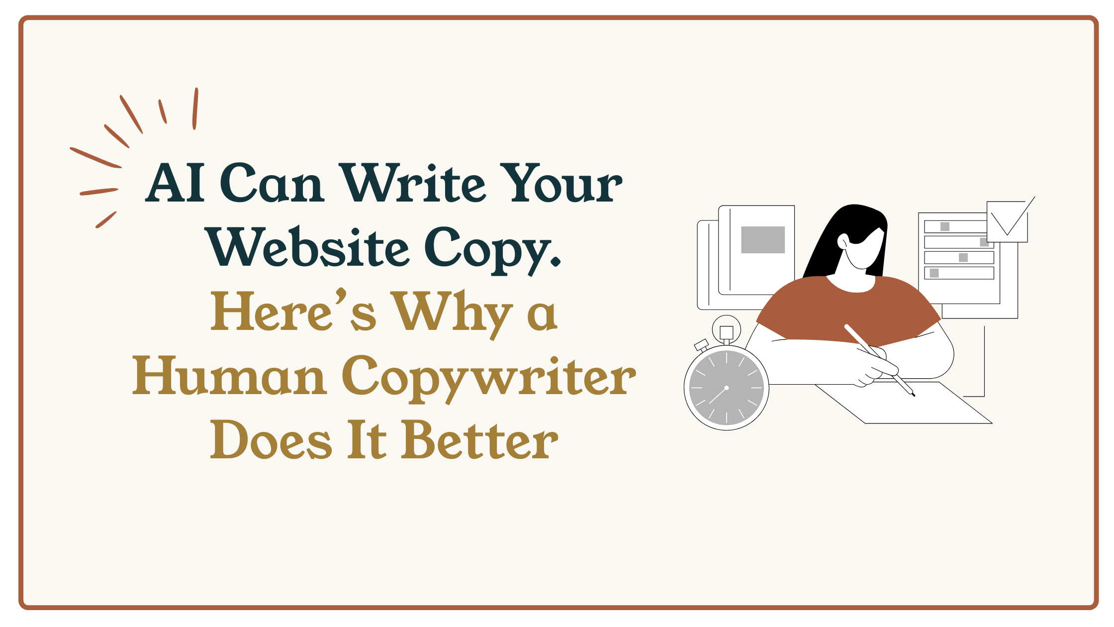 AI Can Write Your Website Copy — Here’s Why a Human Copywriter Does It Better