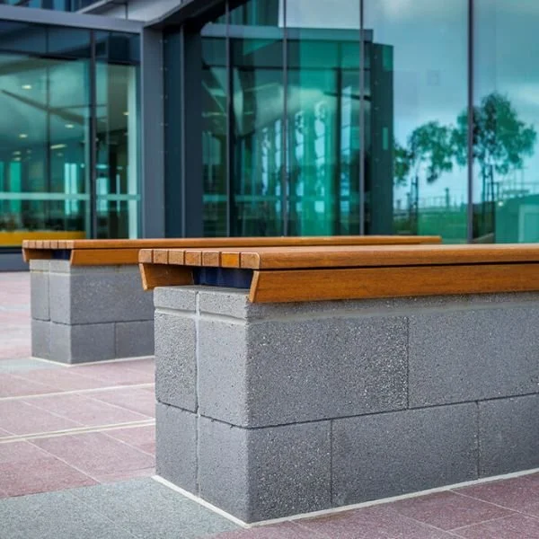 Versastone Seat Bench Charcoal