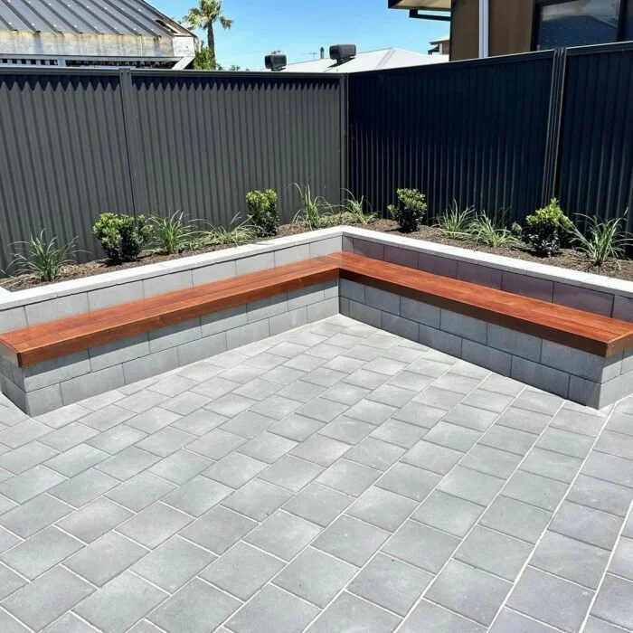 Flagpave Pavers Charcoal Versasmooth Retaining Wall Block