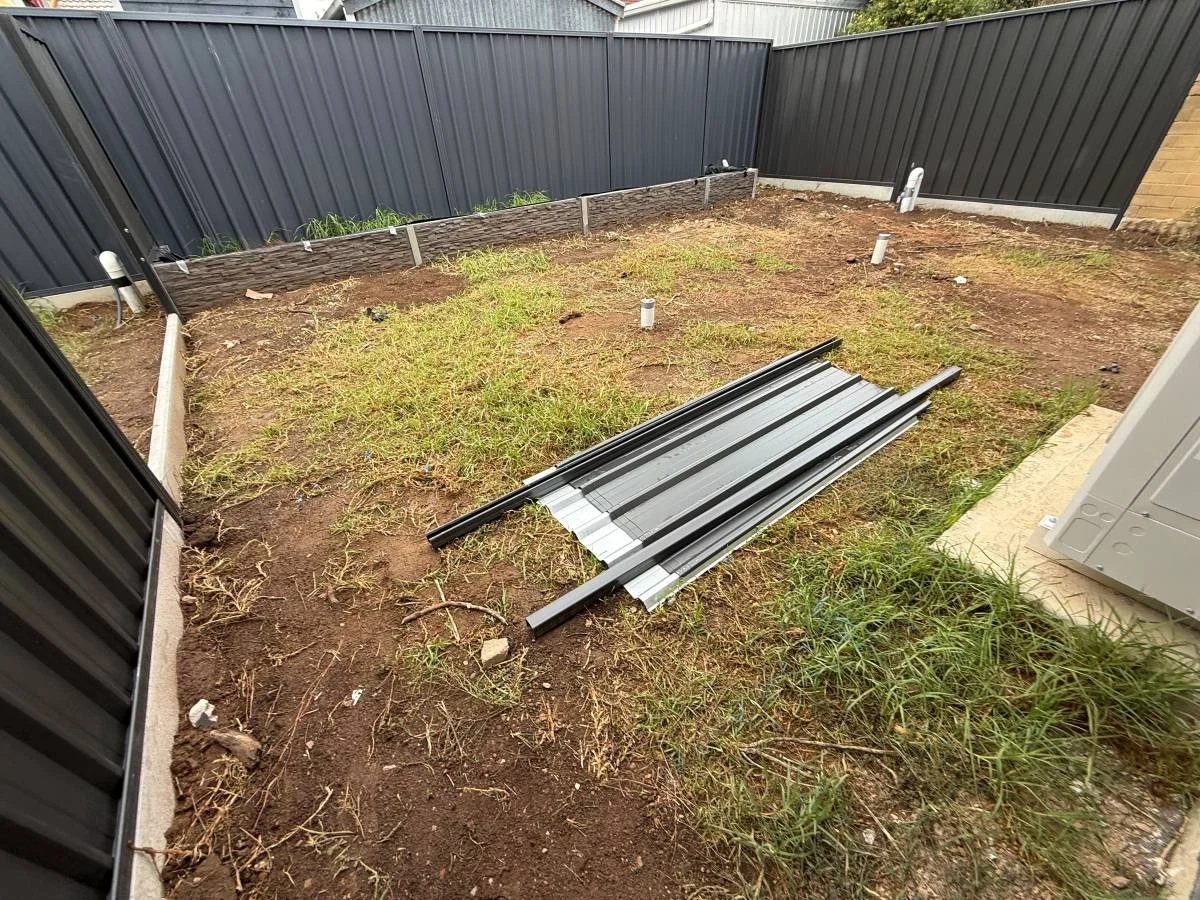 Good Neighbour and Retaining wall in Garden installation