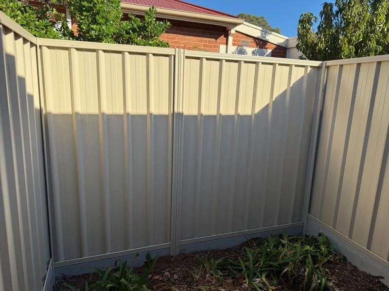 white fence