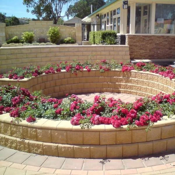 Junior Block Garden Wall Sunstone