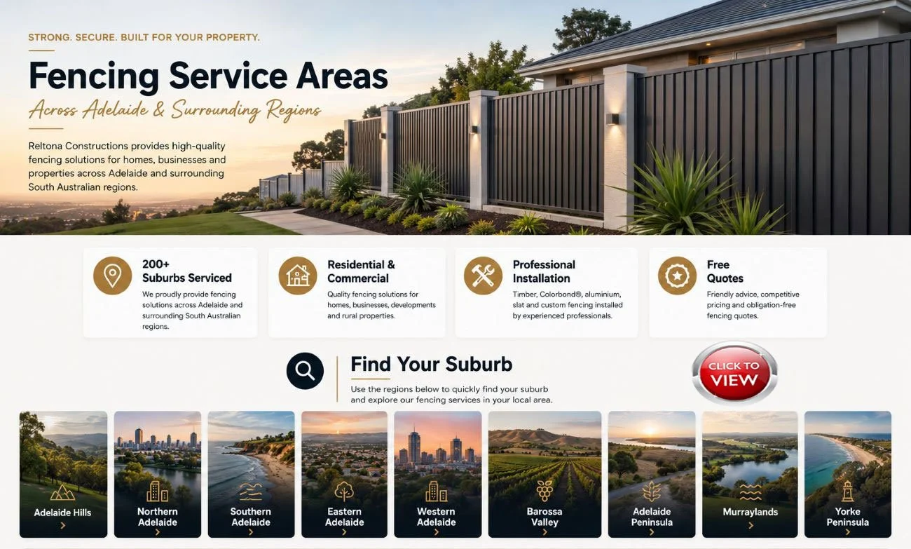 photo from fence in house area and all suburbs region in south australia