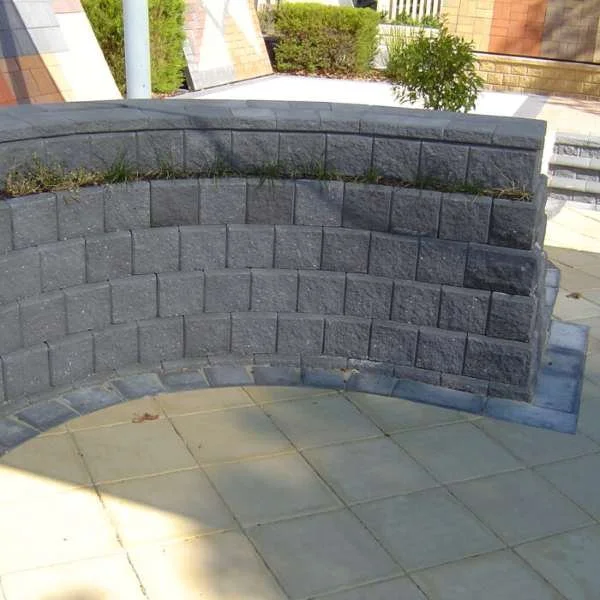 AB Junior Garden Wall Block Charcoal