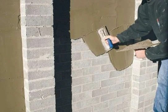 Common Brick wall installation