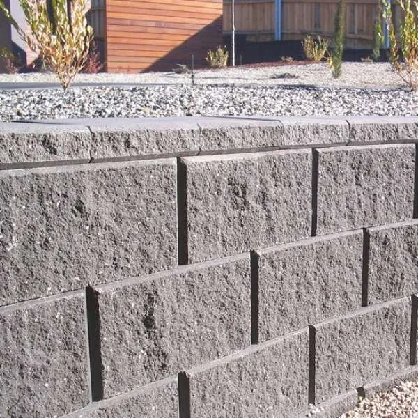 Textured Easy Lock Block Charcoal 