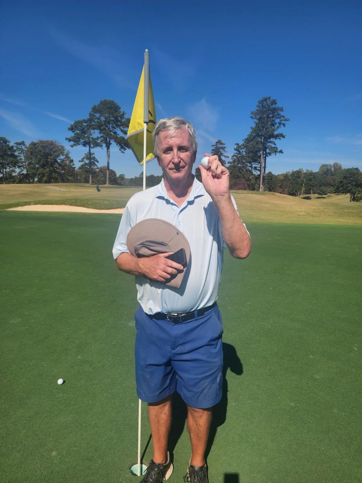 Tom Nelson gets his first Hole-in-One!