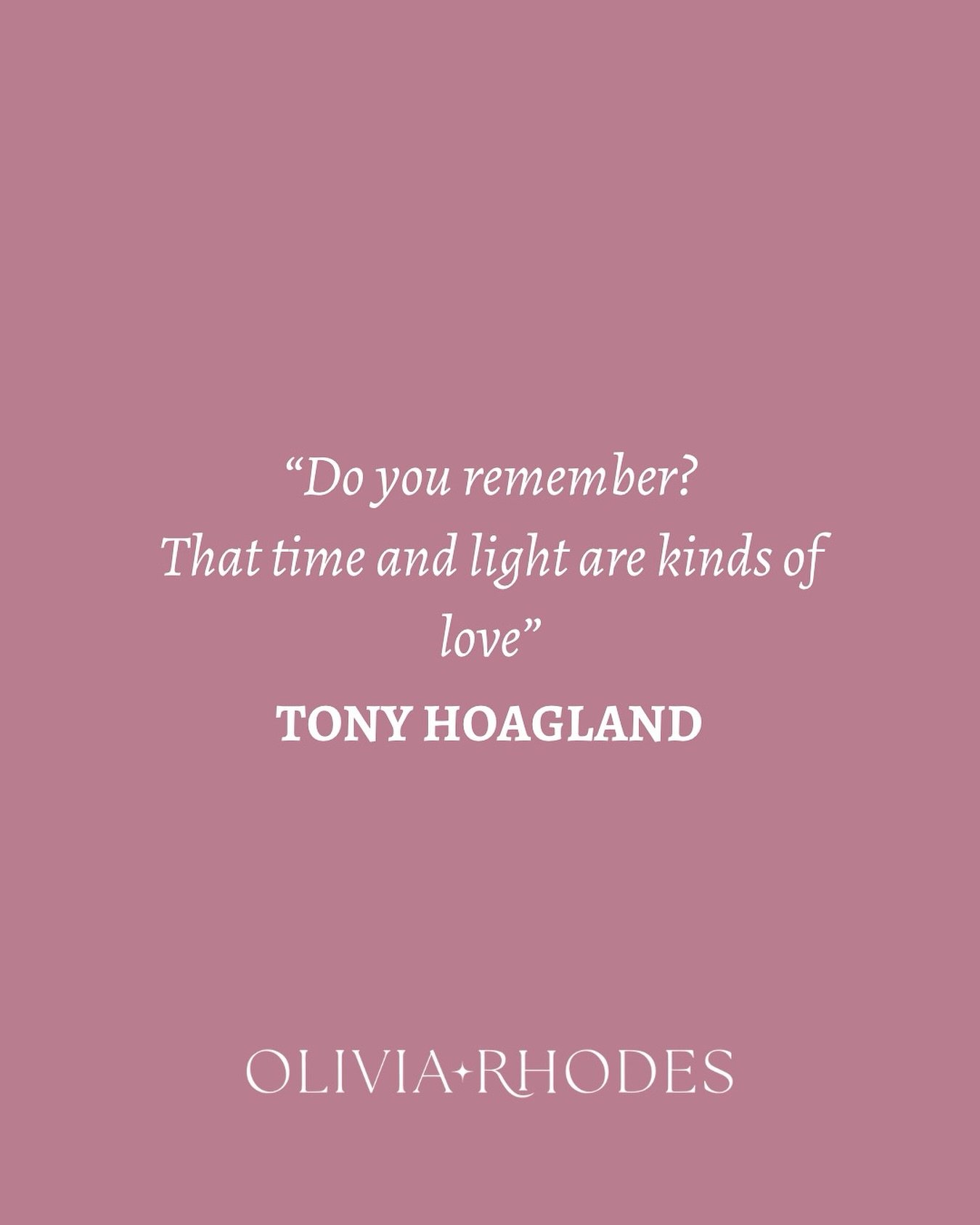 &ldquo;Do you remember?
That time and light are kinds of love&rdquo;
-Tony Hoagland

happy Monday! Happy last day of June! A very busy week ahead, but here is another quote I thought was reassuring 🥰

Love is all around you!💜

✨
xx

#readersofinsta