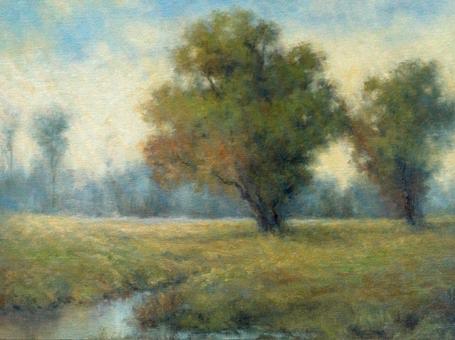 Sentient Beings - Oil on archival canvas panel - 14" x 18" - $800