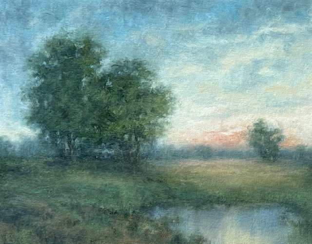 First Light - Oil on archival canvas panel -
11" x 14" - $600